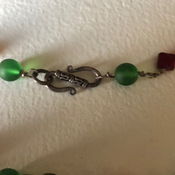 Multi colored beaded necklace. Fun piece! - Picture 4 of 4